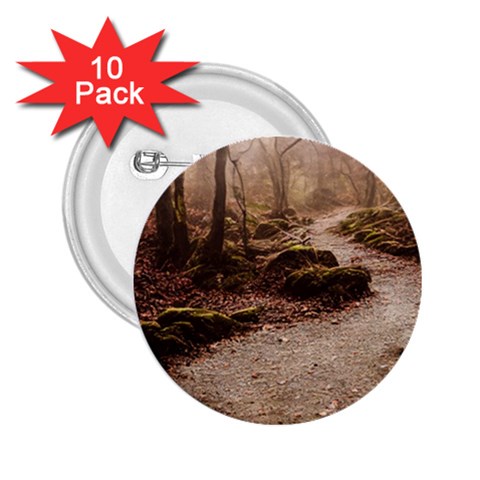 Path Trees Forest Fantasy 2.25  Buttons (10 pack)  from ArtsNow.com Front