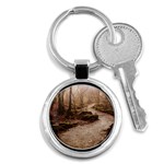Path Trees Forest Fantasy Key Chain (Round)