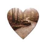 Path Trees Forest Fantasy Heart Magnet