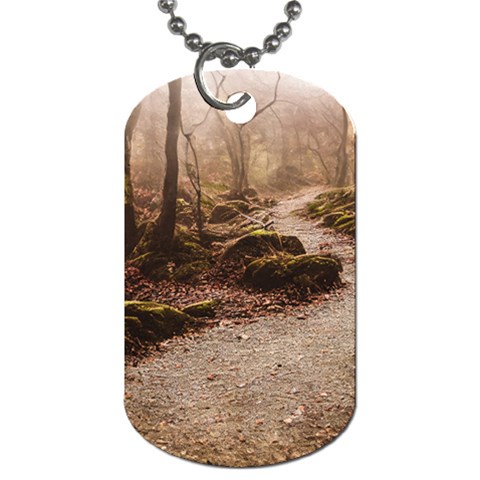 Path Trees Forest Fantasy Dog Tag (One Side) from ArtsNow.com Front