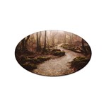Path Trees Forest Fantasy Sticker Oval (100 pack)