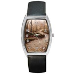 Path Trees Forest Fantasy Barrel Style Metal Watch