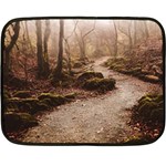 Path Trees Forest Fantasy 35 x27  Two Sides Fleece Blanket (Mini)