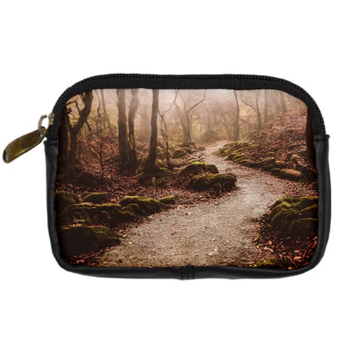 Path Trees Forest Fantasy Digital Camera Leather Case from ArtsNow.com Front