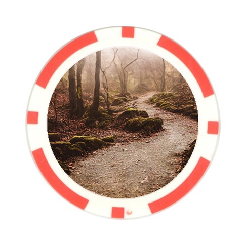 Path Trees Forest Fantasy Poker Chip Card Guard (10 pack) from ArtsNow.com Front