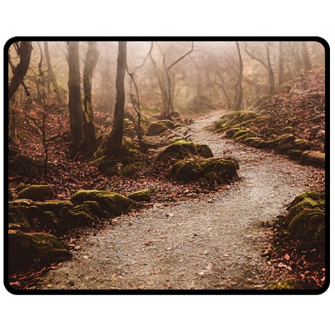 Path Trees Forest Fantasy 60  x 50  Fleece Blanket (Medium) from ArtsNow.com 60 x50  Blanket Front