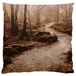 Path Trees Forest Fantasy Large Cushion Case (Two Sides)