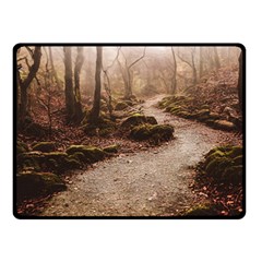 Path Trees Forest Fantasy 50  x 40  Two Sides Fleece Blanket (Small) from ArtsNow.com 45 x34  Blanket Back
