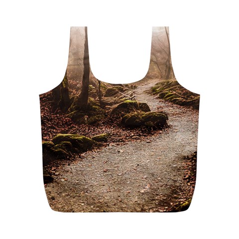 Path Trees Forest Fantasy Full Print Recycle Bag (M) from ArtsNow.com Front