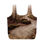 Path Trees Forest Fantasy Full Print Recycle Bag (M)