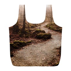 Path Trees Forest Fantasy Full Print Recycle Bag (L) from ArtsNow.com Front