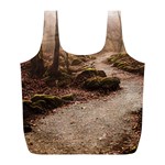 Path Trees Forest Fantasy Full Print Recycle Bag (L)