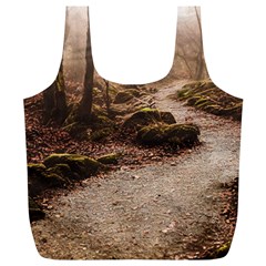 Path Trees Forest Fantasy Full Print Recycle Bag (XL) from ArtsNow.com Back