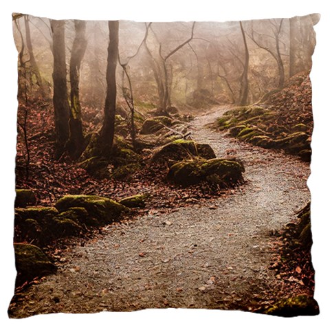 Path Trees Forest Fantasy Standard Premium Plush Fleece Cushion Case (One Side) from ArtsNow.com Front