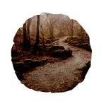 Path Trees Forest Fantasy Standard 15  Premium Flano Round Cushions
