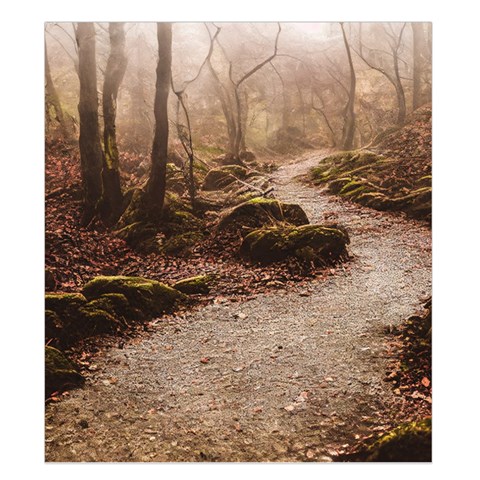 Path Trees Forest Fantasy Duvet Cover Double Side (King Size) from ArtsNow.com Back