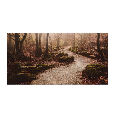 Path Trees Forest Fantasy Satin Wrap 35  x 70  from ArtsNow.com Front