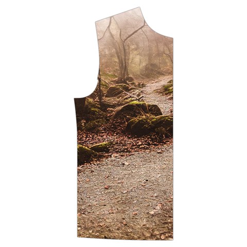 Path Trees Forest Fantasy Men s High Neck Button Up Puffer Vest from ArtsNow.com Front Right