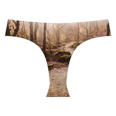 Path Trees Forest Fantasy Cross Back Hipster Bikini Set from ArtsNow.com Front Under