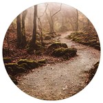 Path Trees Forest Fantasy Round Trivet