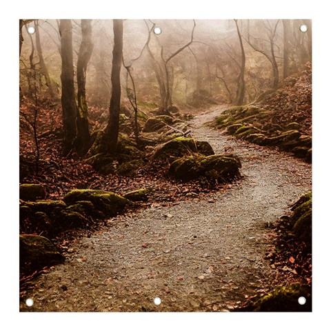 Path Trees Forest Fantasy Banner and Sign 3  x 3  from ArtsNow.com Front