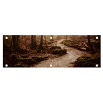 Path Trees Forest Fantasy Banner and Sign 6  x 2 