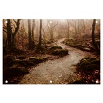 Path Trees Forest Fantasy Banner and Sign 6  x 4 