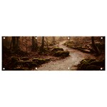 Path Trees Forest Fantasy Banner and Sign 9  x 3 