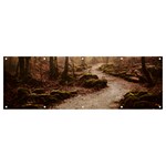 Path Trees Forest Fantasy Banner and Sign 12  x 4 