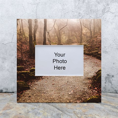Path Trees Forest Fantasy White Box Photo Frame 4  x 6  from ArtsNow.com Front