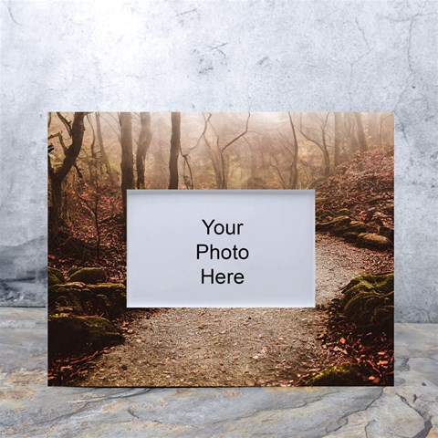 Path Trees Forest Fantasy White Tabletop Photo Frame 4 x6  from ArtsNow.com Front