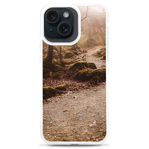 Path Trees Forest Fantasy iPhone 15 Plus TPU UV Print Case from ArtsNow.com Front