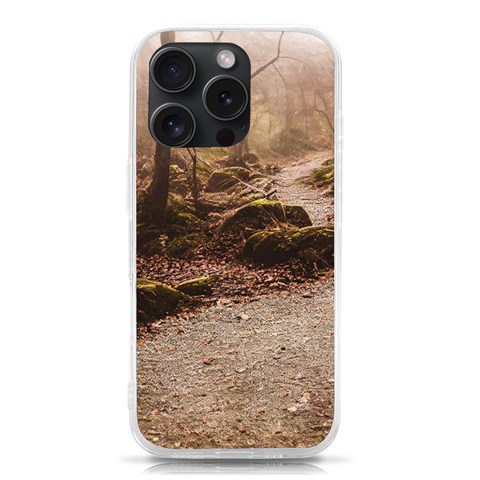 Path Trees Forest Fantasy iPhone 15 Pro TPU UV Print Case from ArtsNow.com Front