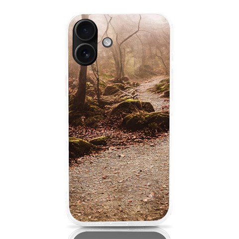 Path Trees Forest Fantasy iPhone 16 Plus TPU UV Print Case from ArtsNow.com Front