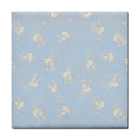 Bluey, Bluey merch, Bluey pattern, Bluey Bluey, bingo, Bluey design, bluey dog Tile Coaster from ArtsNow.com Front