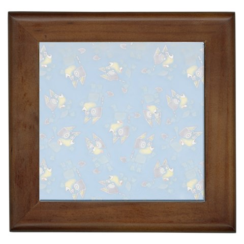 Bluey, Bluey merch, Bluey pattern, Bluey Bluey, bingo, Bluey design, bluey dog Framed Tile from ArtsNow.com Front