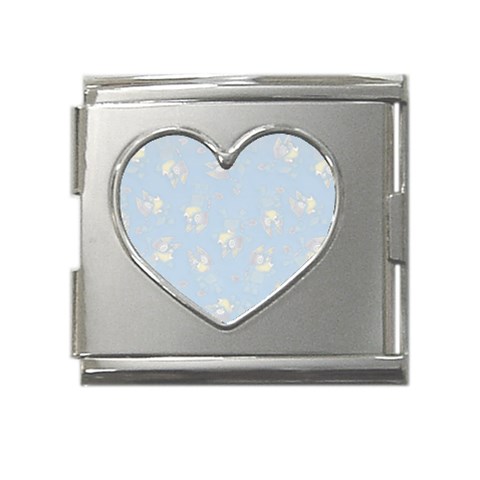 Bluey, Bluey merch, Bluey pattern, Bluey Bluey, bingo, Bluey design, bluey dog Mega Link Heart Italian Charm (18mm) from ArtsNow.com Front