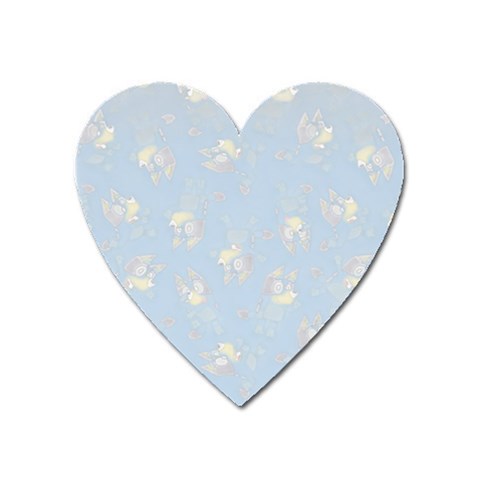 Bluey, Bluey merch, Bluey pattern, Bluey Bluey, bingo, Bluey design, bluey dog Heart Magnet from ArtsNow.com Front
