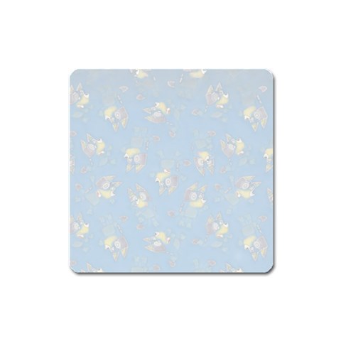 Bluey, Bluey merch, Bluey pattern, Bluey Bluey, bingo, Bluey design, bluey dog Square Magnet from ArtsNow.com Front