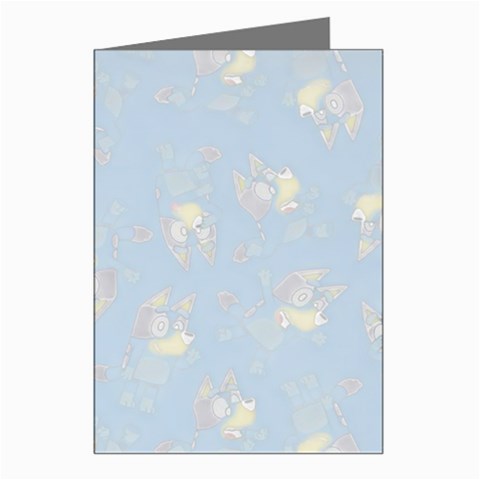 Bluey, Bluey merch, Bluey pattern, Bluey Bluey, bingo, Bluey design, bluey dog Greeting Cards (Pkg of 8) from ArtsNow.com Left