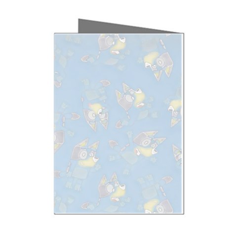 Bluey, Bluey merch, Bluey pattern, Bluey Bluey, bingo, Bluey design, bluey dog Mini Greeting Cards (Pkg of 8) from ArtsNow.com Left