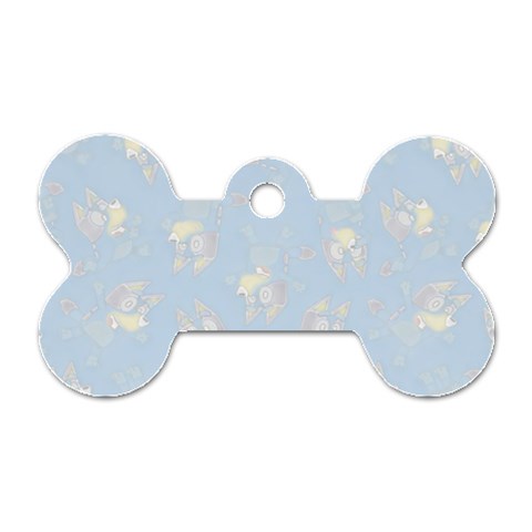 Bluey, Bluey merch, Bluey pattern, Bluey Bluey, bingo, Bluey design, bluey dog Dog Tag Bone (One Side) from ArtsNow.com Front
