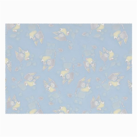 Bluey, Bluey merch, Bluey pattern, Bluey Bluey, bingo, Bluey design, bluey dog Large Glasses Cloth (2 Sides) from ArtsNow.com Front