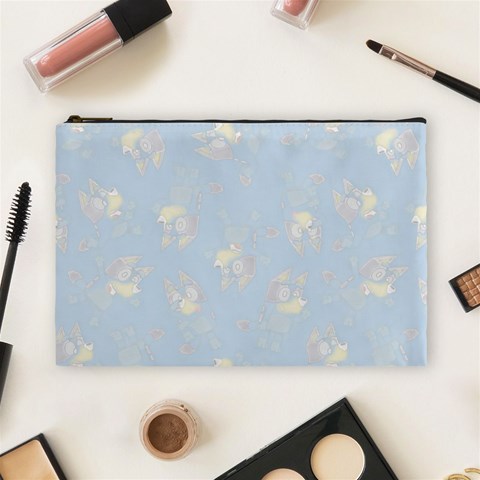 Bluey, Bluey merch, Bluey pattern, Bluey Bluey, bingo, Bluey design, bluey dog Cosmetic Bag (Large) from ArtsNow.com Front