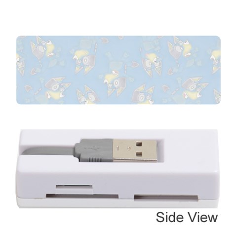 Bluey, Bluey merch, Bluey pattern, Bluey Bluey, bingo, Bluey design, bluey dog Memory Card Reader (Stick) from ArtsNow.com Front