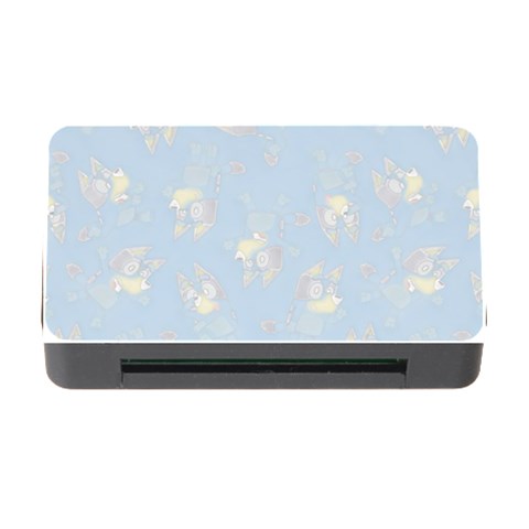 Bluey, Bluey merch, Bluey pattern, Bluey Bluey, bingo, Bluey design, bluey dog Memory Card Reader with CF from ArtsNow.com Front