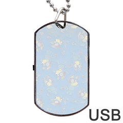 Bluey, Bluey merch, Bluey pattern, Bluey Bluey, bingo, Bluey design, bluey dog Dog Tag USB Flash (Two Sides) from ArtsNow.com Back