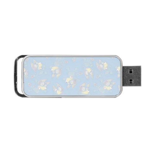 Bluey, Bluey merch, Bluey pattern, Bluey Bluey, bingo, Bluey design, bluey dog Portable USB Flash (One Side) from ArtsNow.com Front
