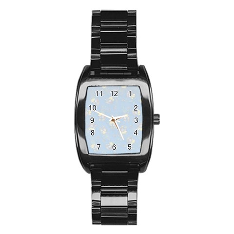 Bluey, Bluey merch, Bluey pattern, Bluey Bluey, bingo, Bluey design, bluey dog Stainless Steel Barrel Watch from ArtsNow.com Front
