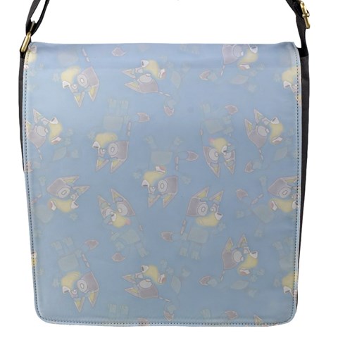 Bluey, Bluey merch, Bluey pattern, Bluey Bluey, bingo, Bluey design, bluey dog Flap Closure Messenger Bag (S) from ArtsNow.com Front